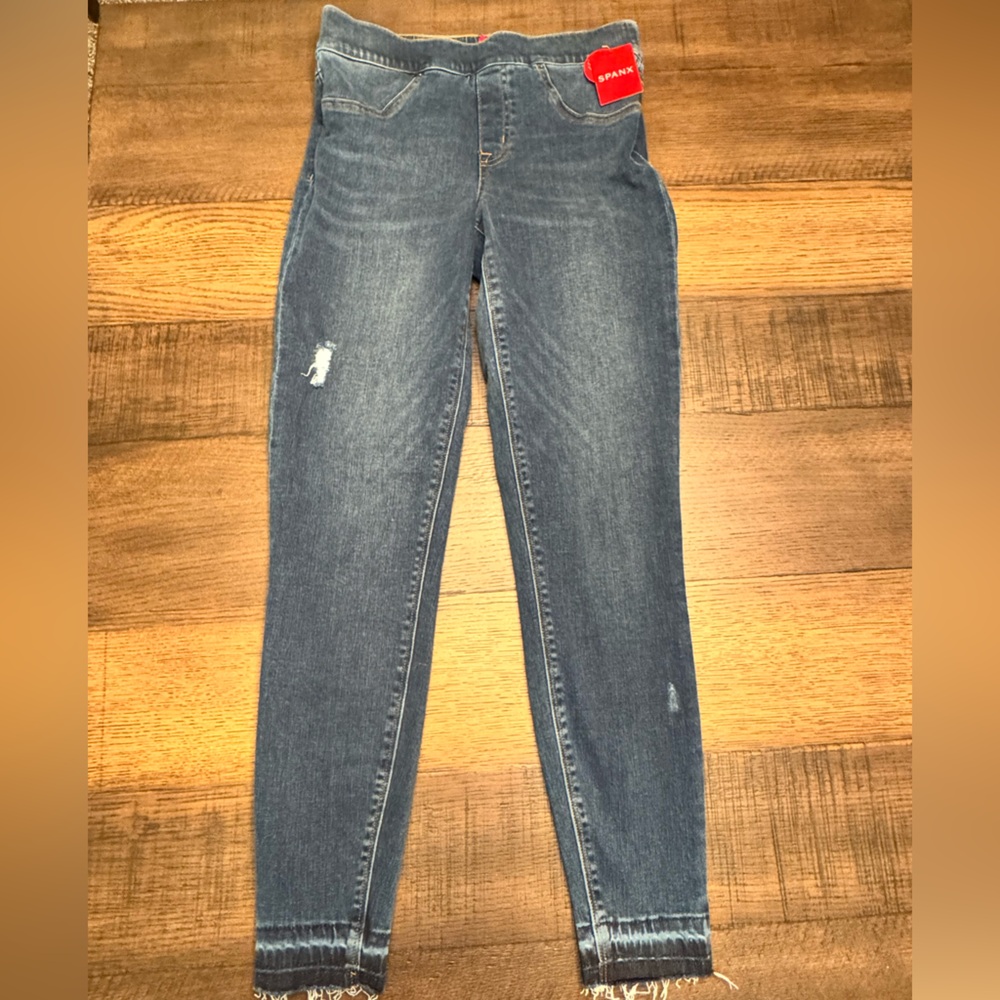 Spanx Women's Skinny Jeans in Deep Blue